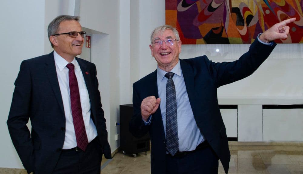 Dr. Jörg Unger und Prof. Dr. Klaus-Peter Jäckel